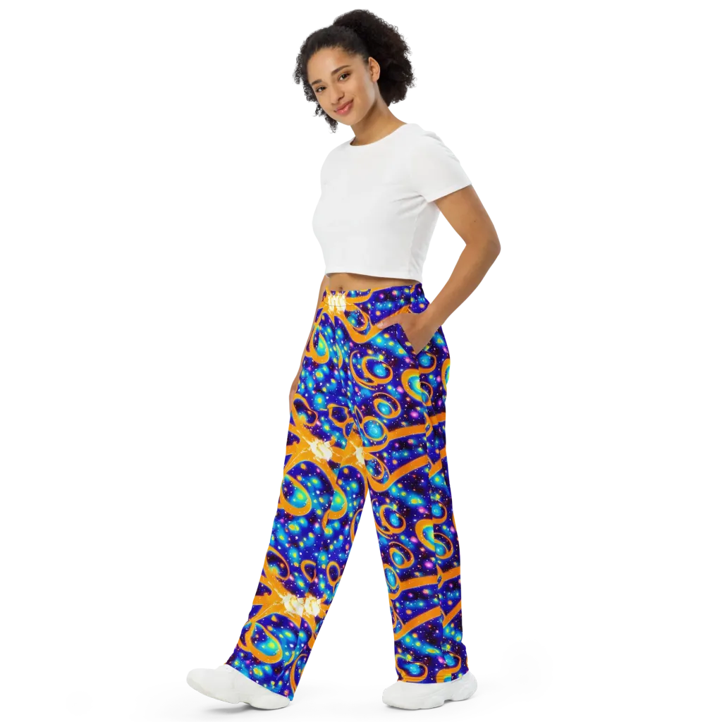 Epic Orbit on Wide-Leg Pants — Left Front