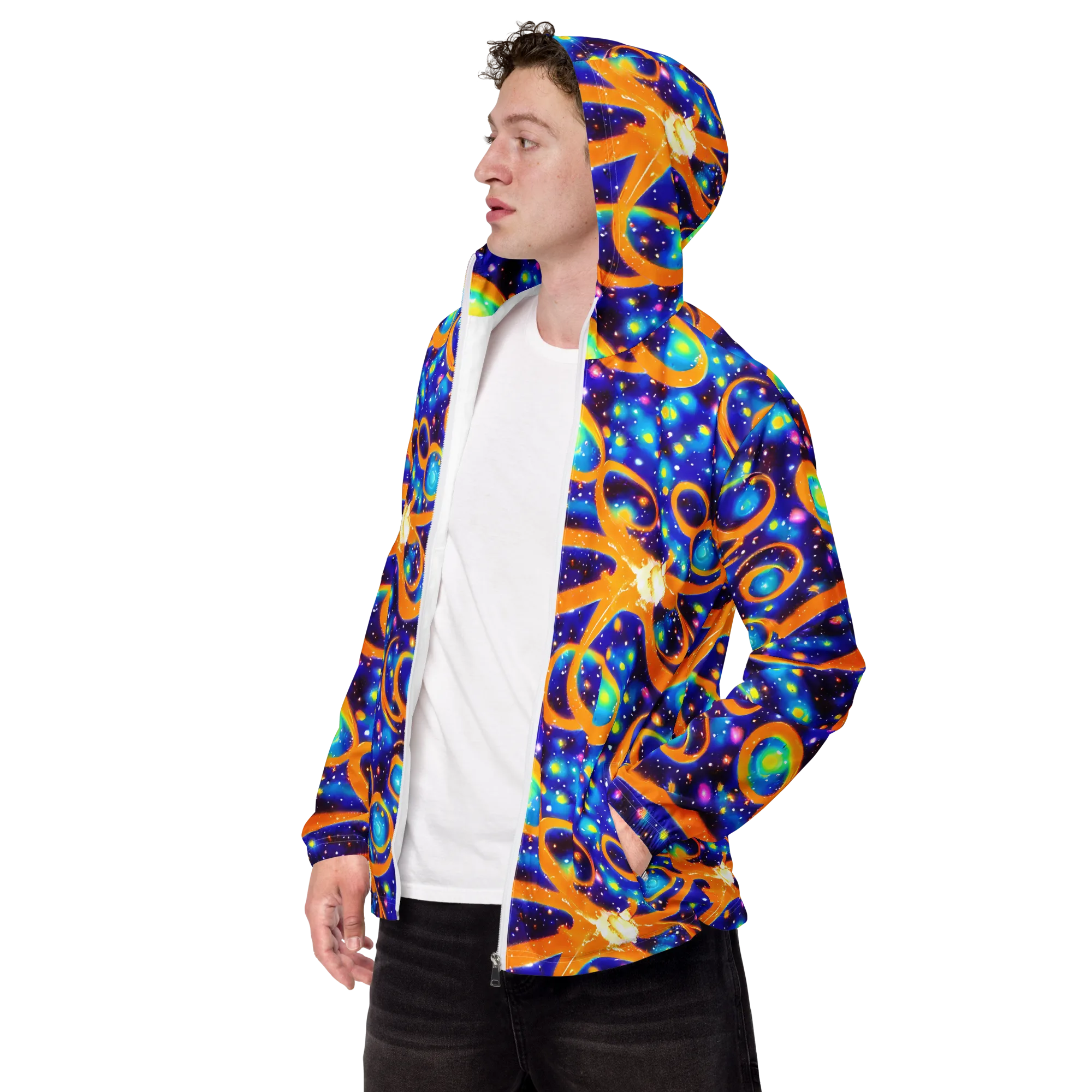 Epic Orbit on Men's Windbreaker — Left Front