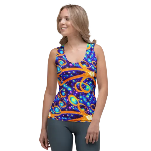 Epic Orbit on a Women's Tank Top