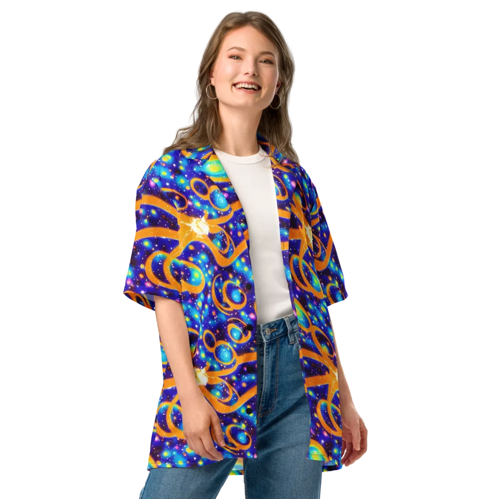 Epic Orbit on Button Shirt — Front