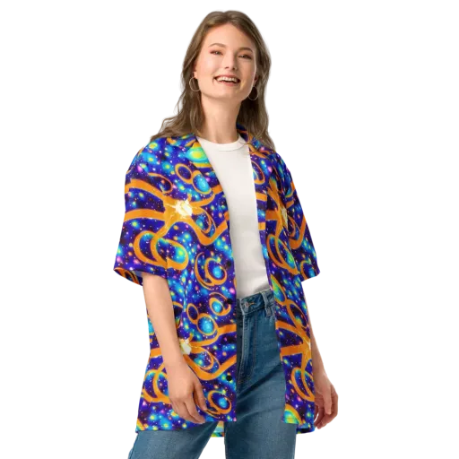 Epic Orbit on a Button Shirt