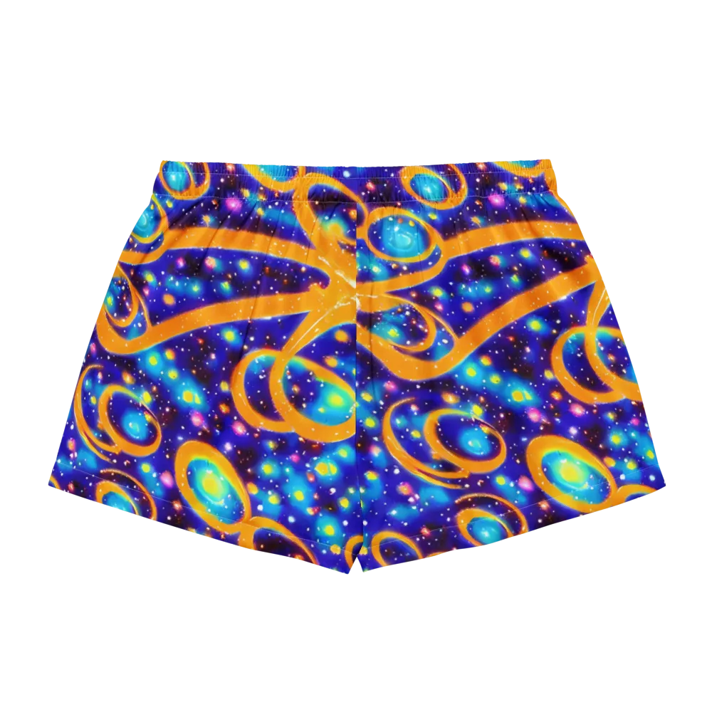 Epic Orbit on Women's Pajama Shorts — Back