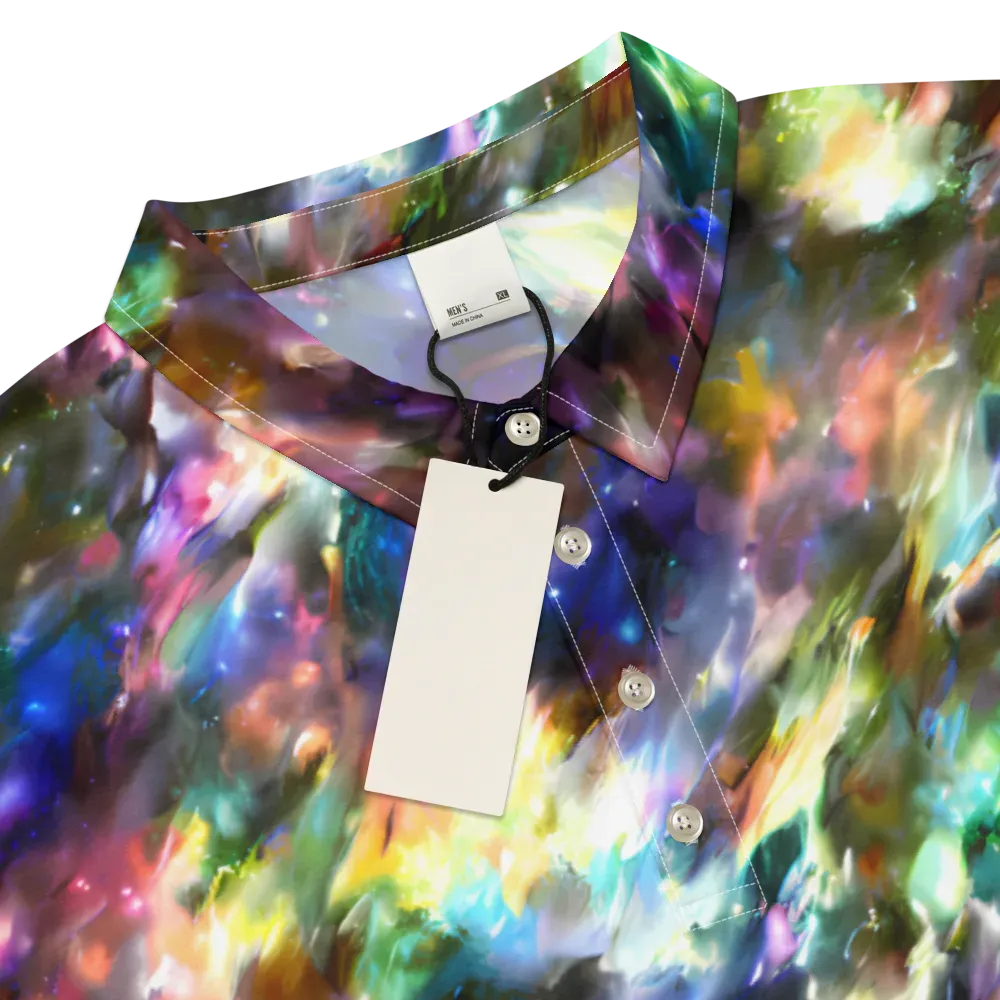 Emilia's Nebula on Men's Slim Fit Polo Shirt — Product details