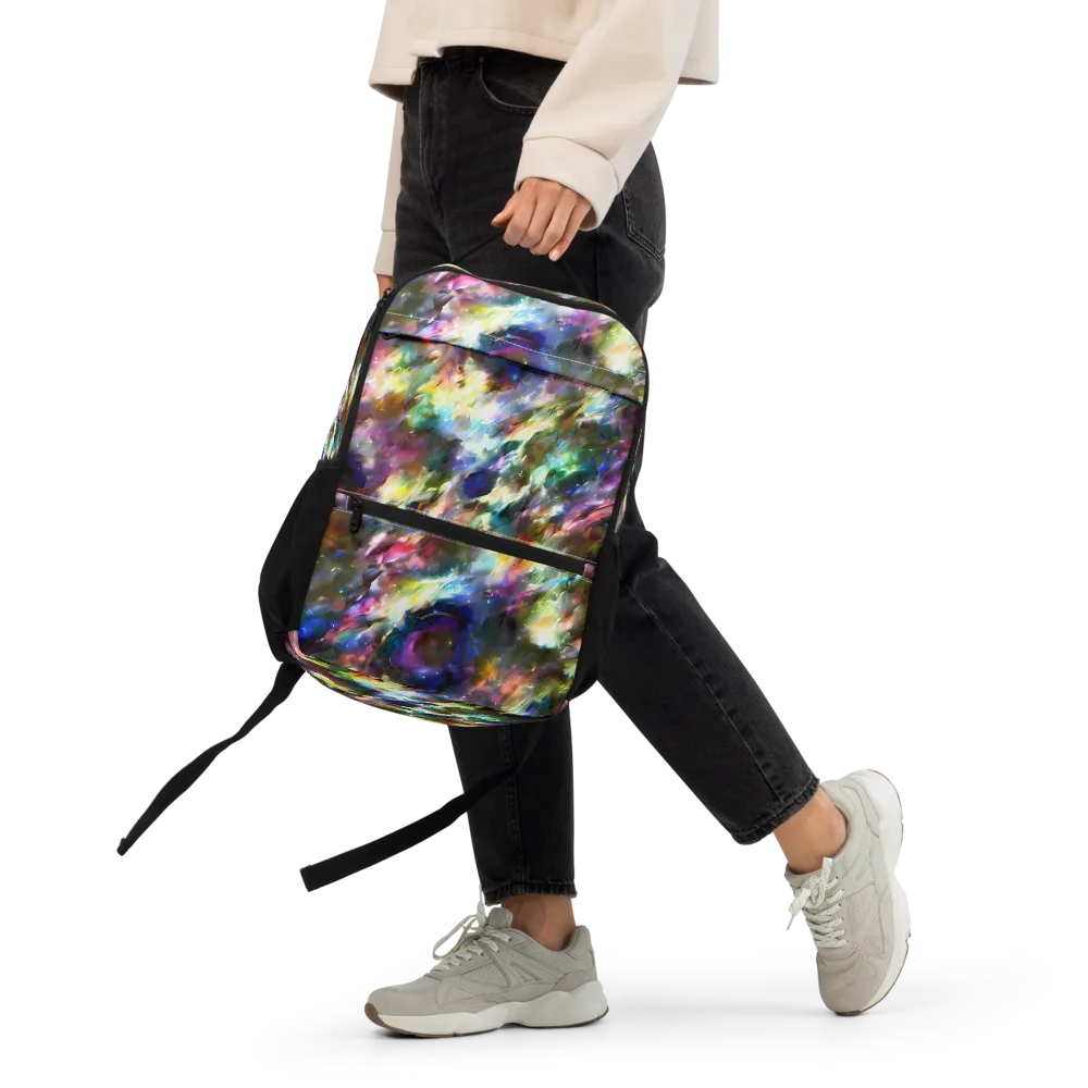Emilia's Nebula on Utility Backpack — Front