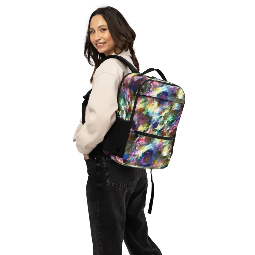 Emilia's Nebula on Utility Backpack — Back