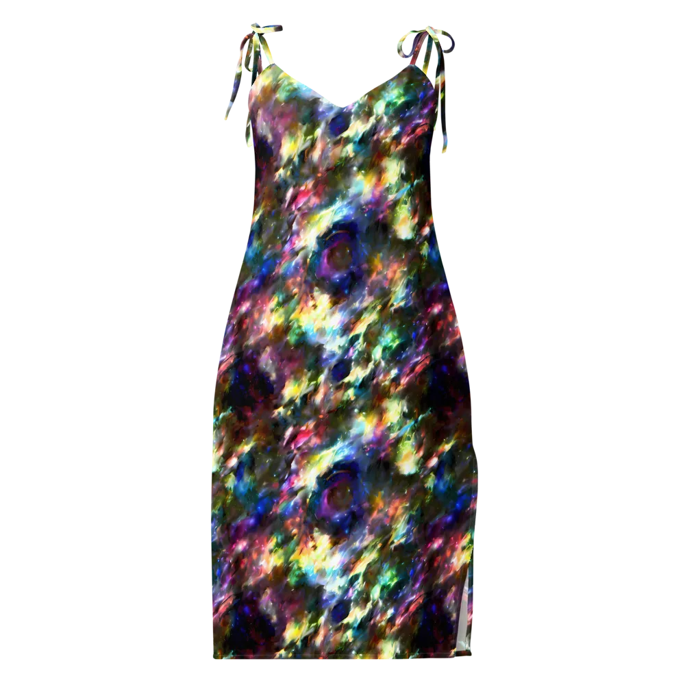 Emilia's Nebula on Slip Dress — Front