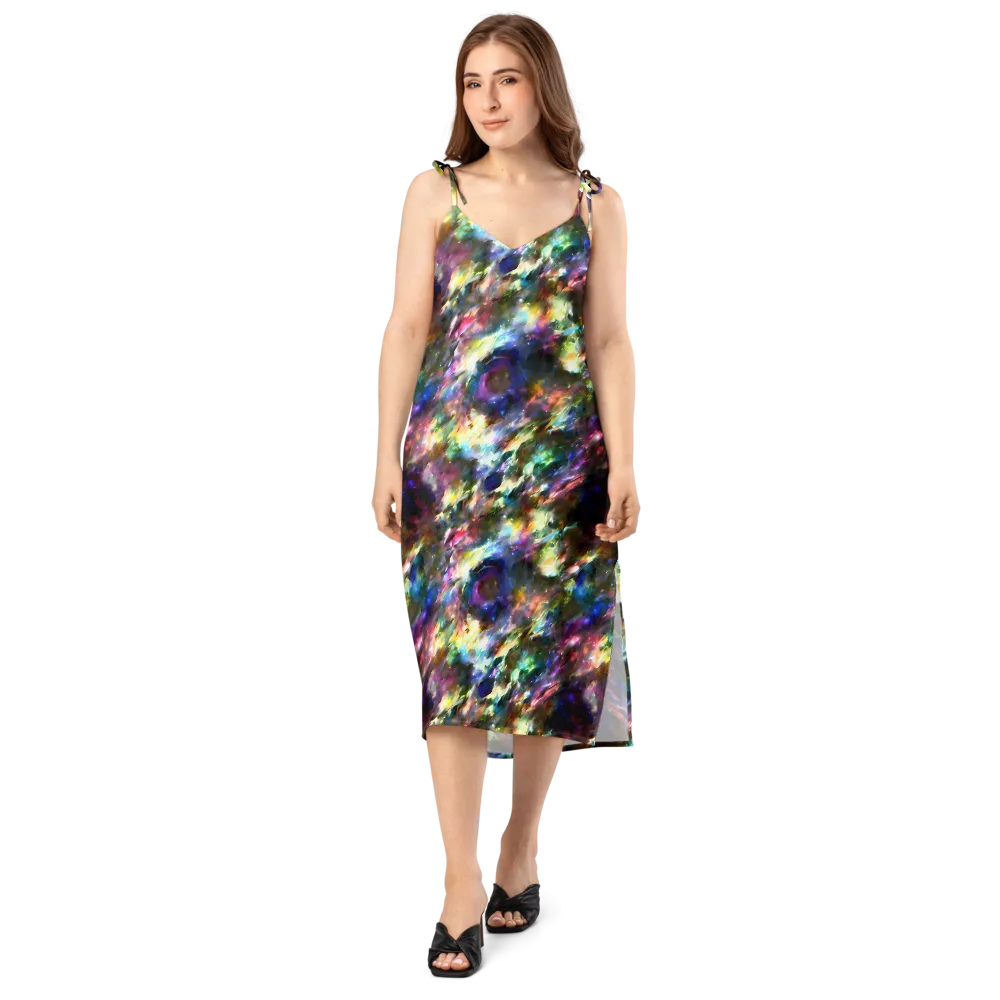 Emilia's Nebula on Slip Dress — Front