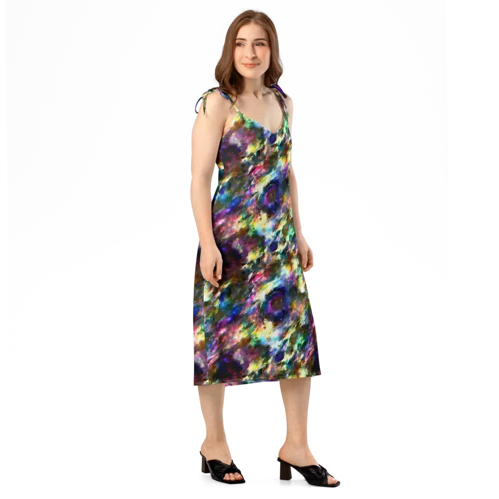 Emilia's Nebula on Slip Dress — Right Front