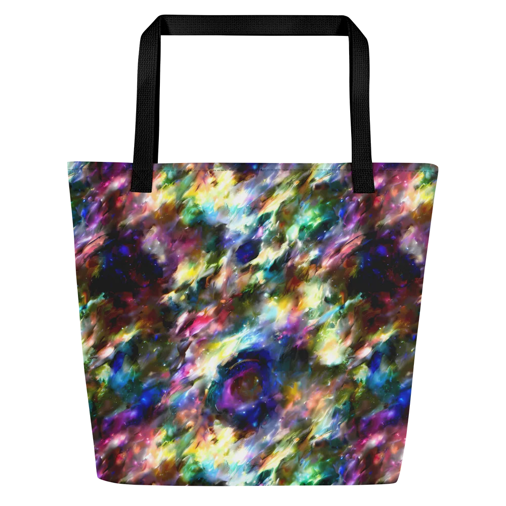 Emilia's Nebula on Large Tote Bag W/ Pocket — Front