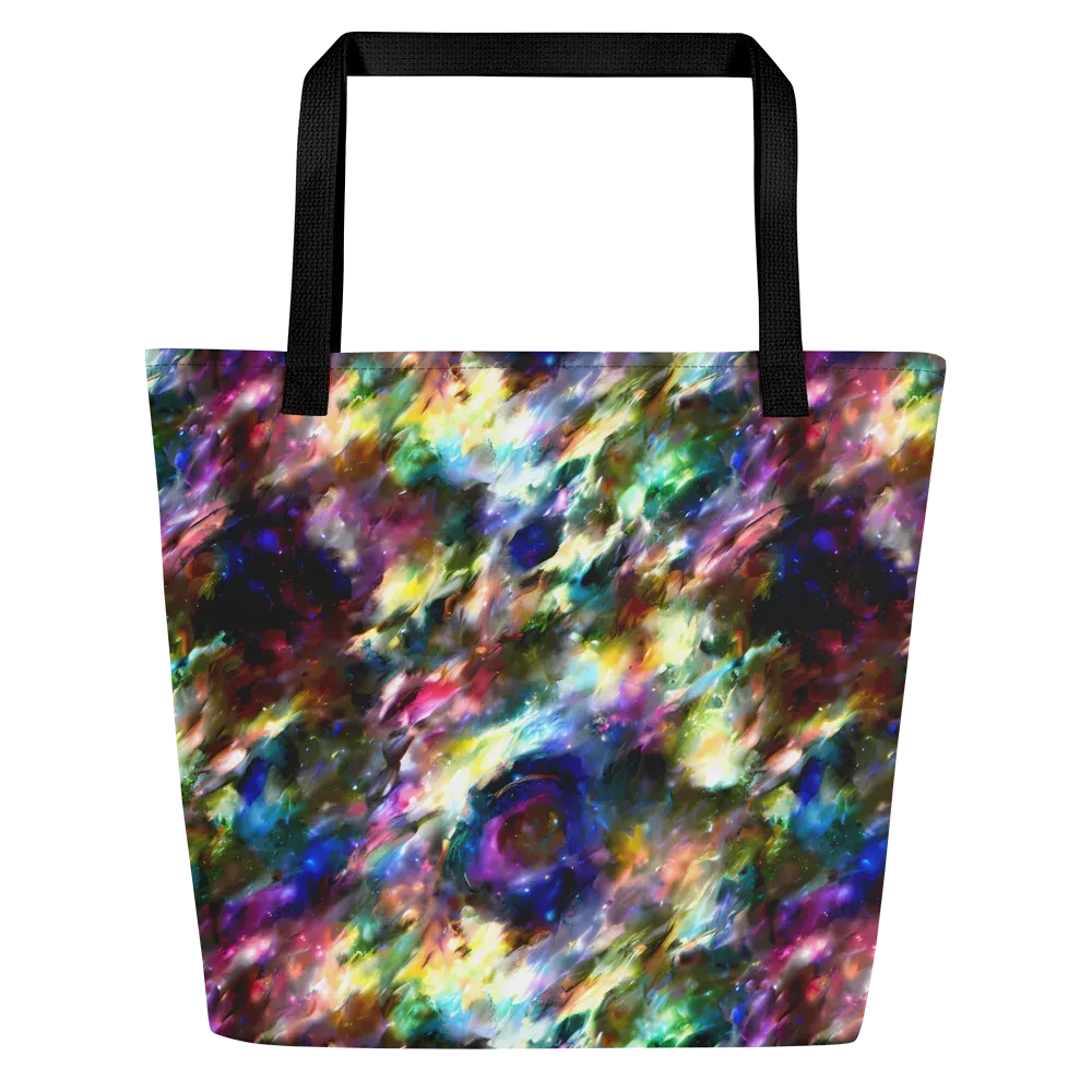 Emilia's Nebula on Large Tote Bag W/ Pocket — Front