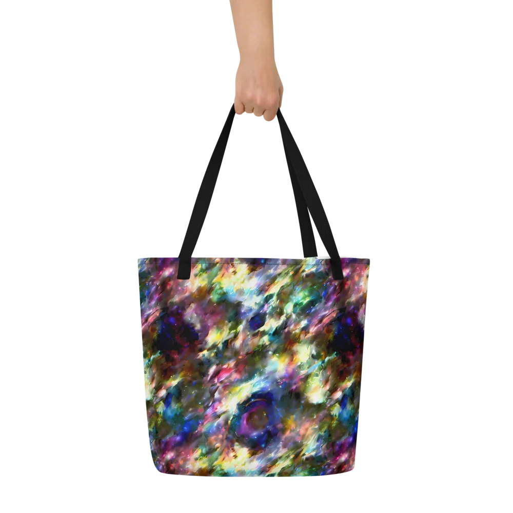 Emilia's Nebula on Large Tote Bag W/ Pocket — Front