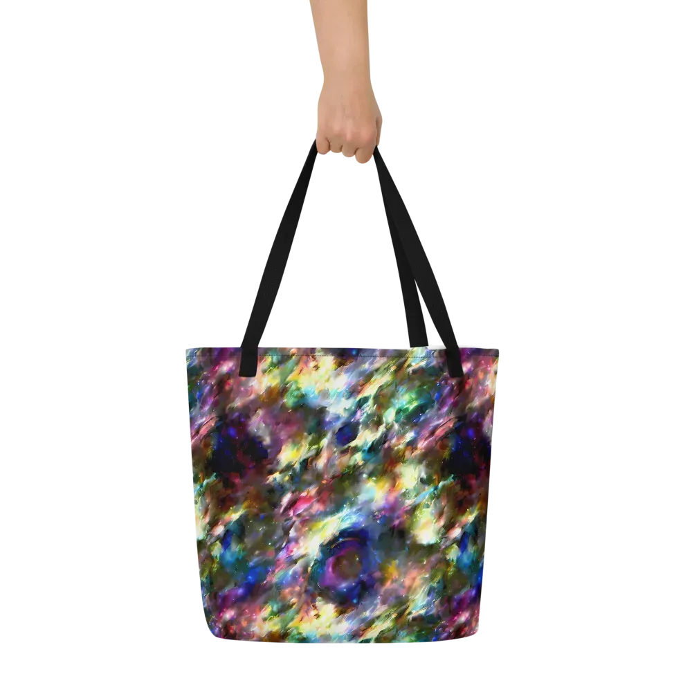 Emilia's Nebula on Large Tote Bag W/ Pocket — Front