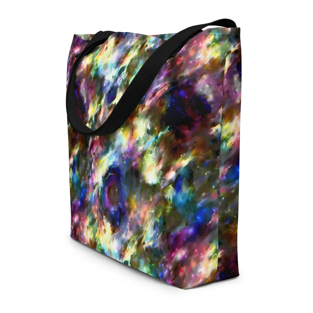 Emilia's Nebula on Large Tote Bag W/ Pocket — Front
