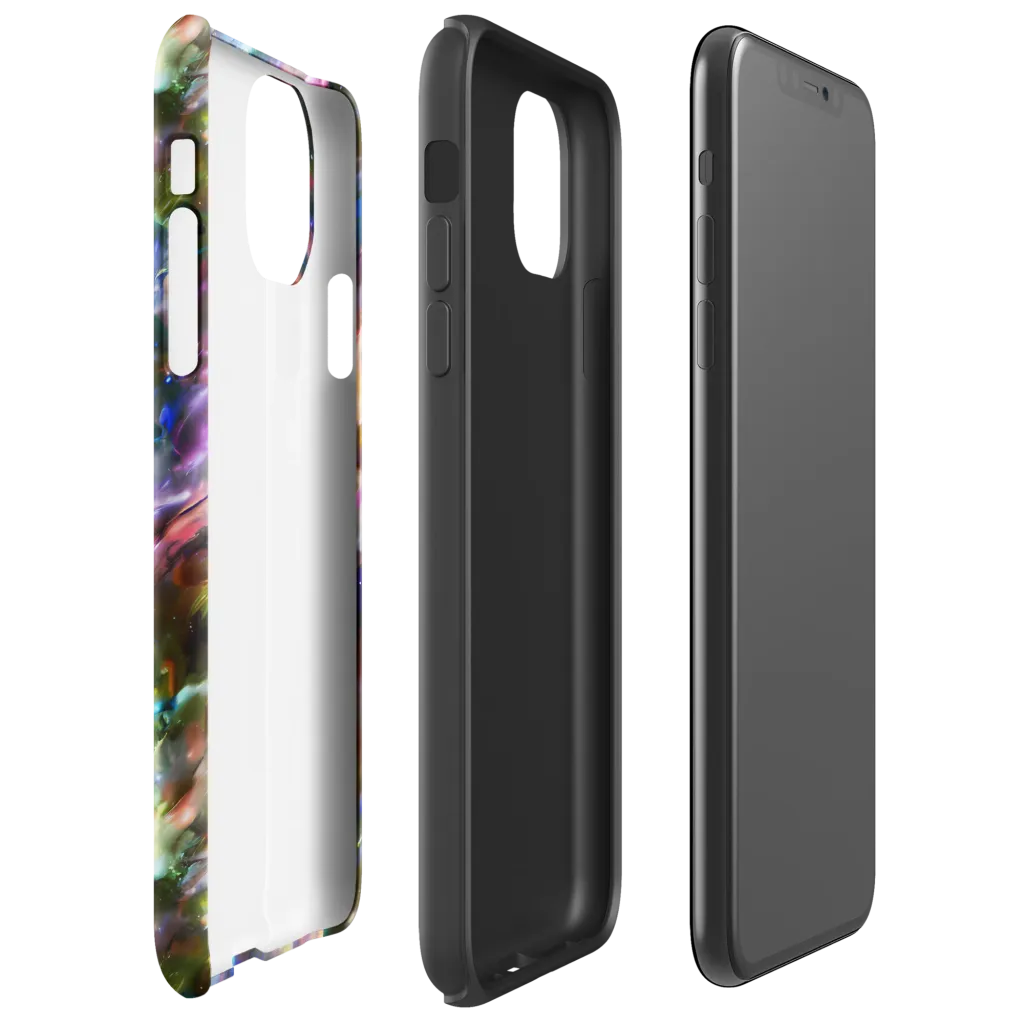 Emilia's Nebula on Tough Case for iPhone® — Right