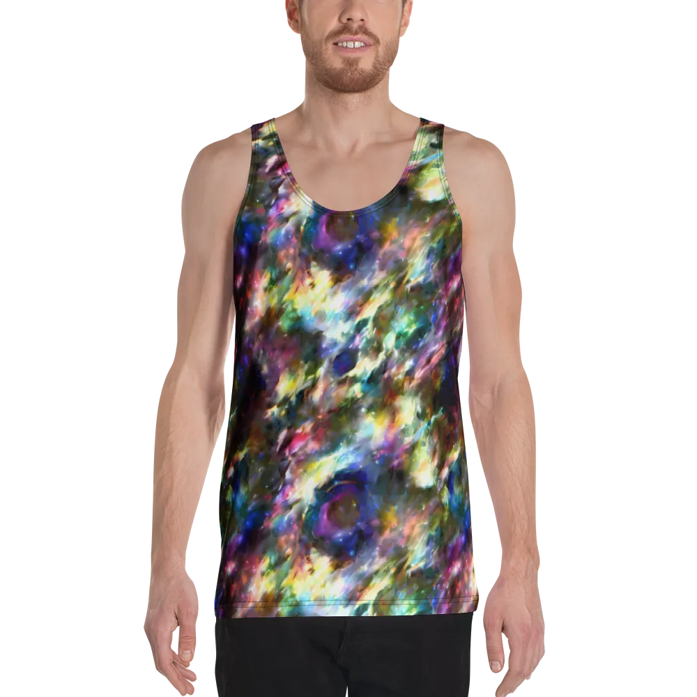 Emilia's Nebula on Men's Tank Top — Front