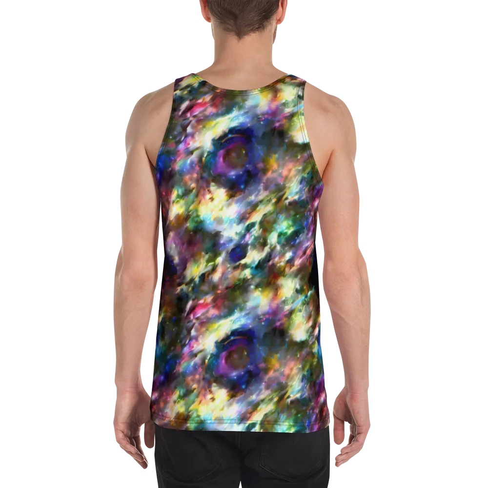 Emilia's Nebula on Men's Tank Top — Back