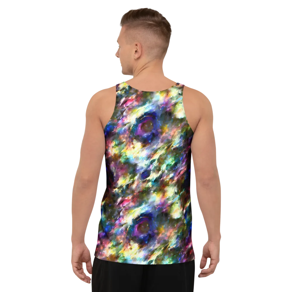 Emilia's Nebula on Men's Tank Top — Back