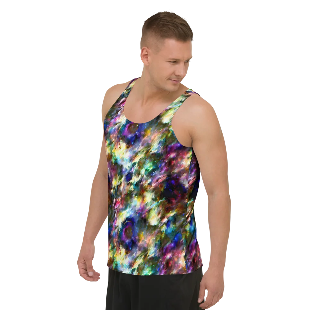 Emilia's Nebula on Men's Tank Top — Left Front