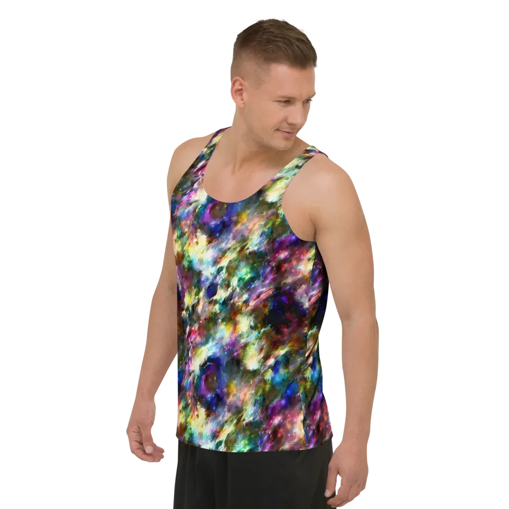 Emilia's Nebula on Men's Tank Top — Left Front