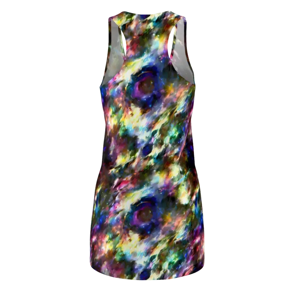 Emilia's Nebula on Racerback Dress — Back