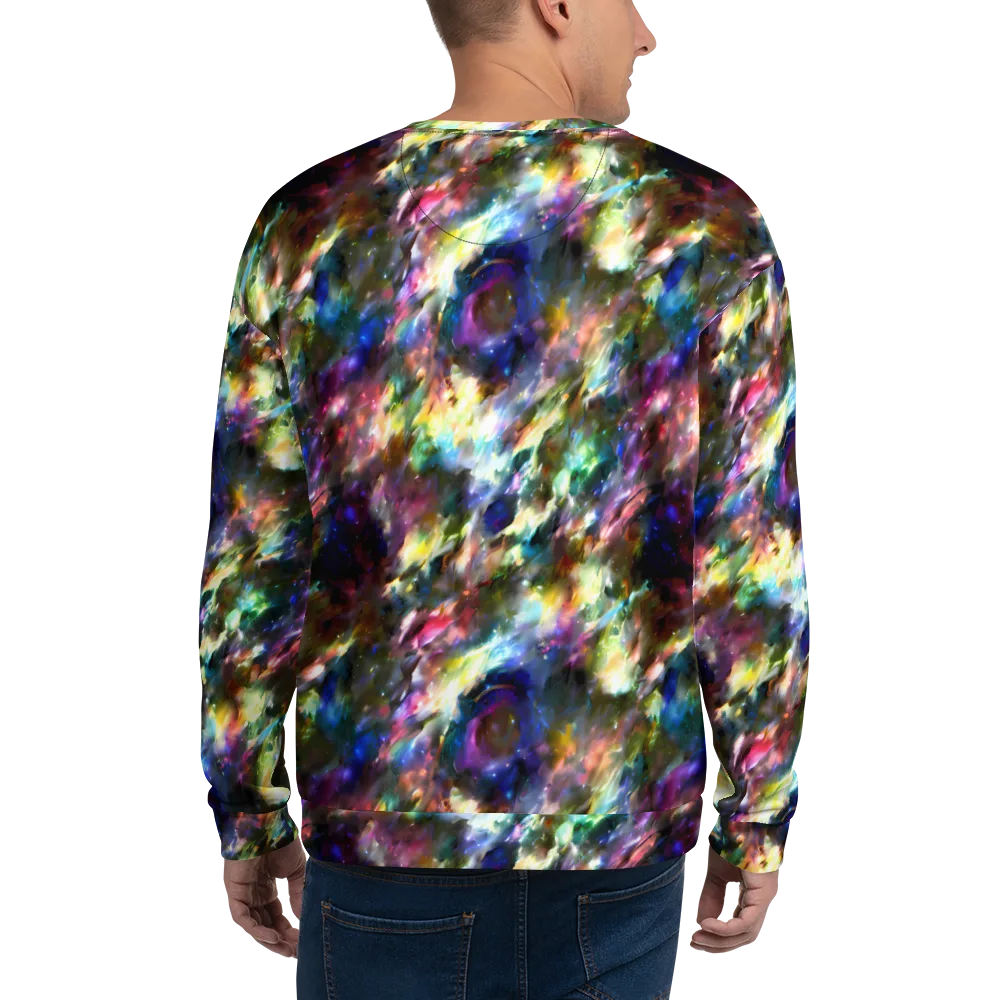 Emilia's Nebula on Sweatshirt — Back