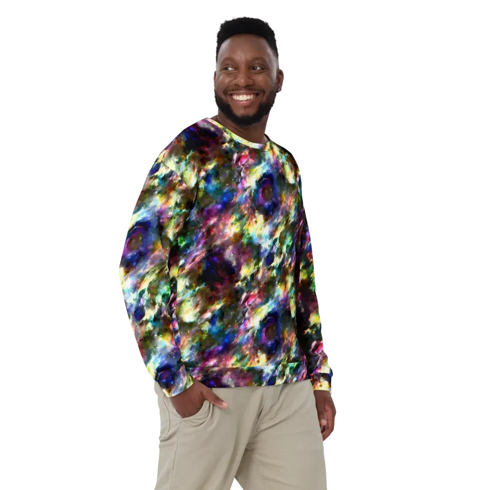 Emilia's Nebula on Sweatshirt — Front