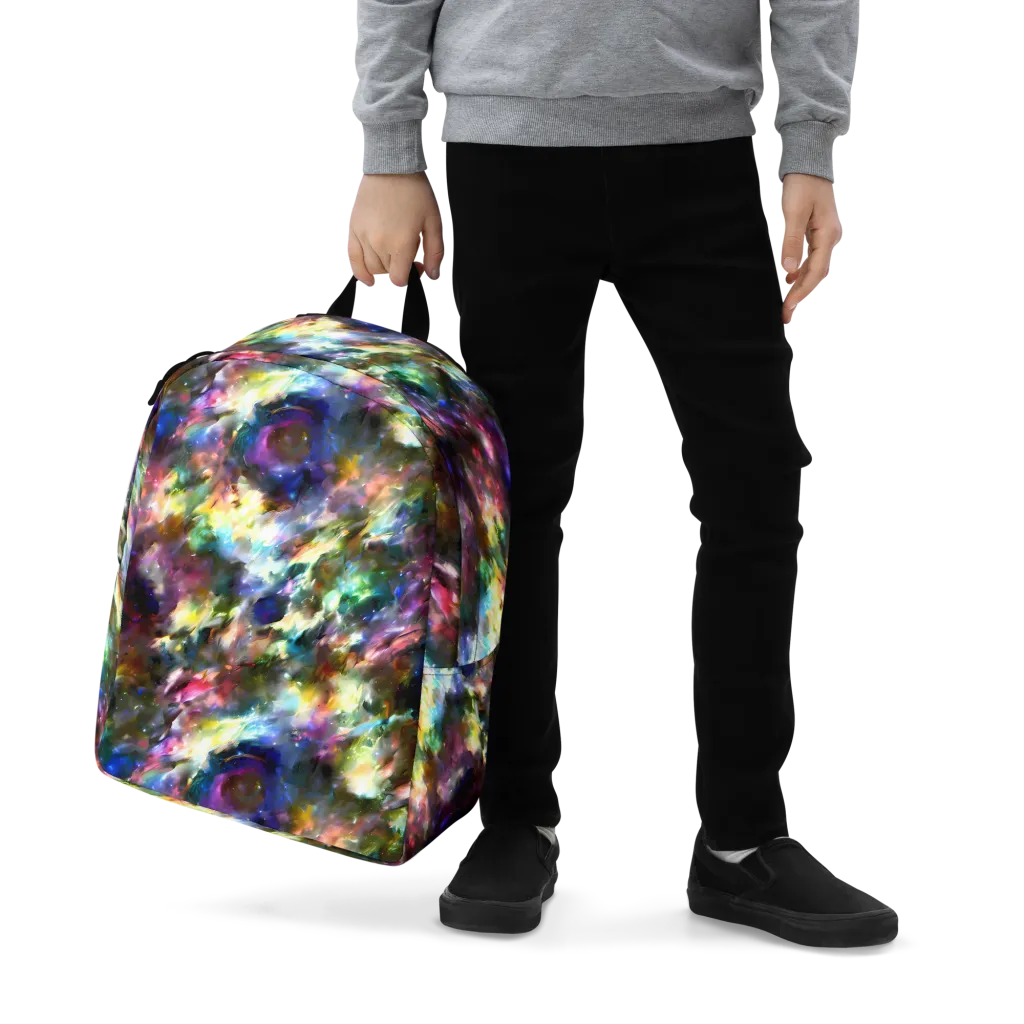 Emilia's Nebula on Minimalist Backpack — Zoomed-in