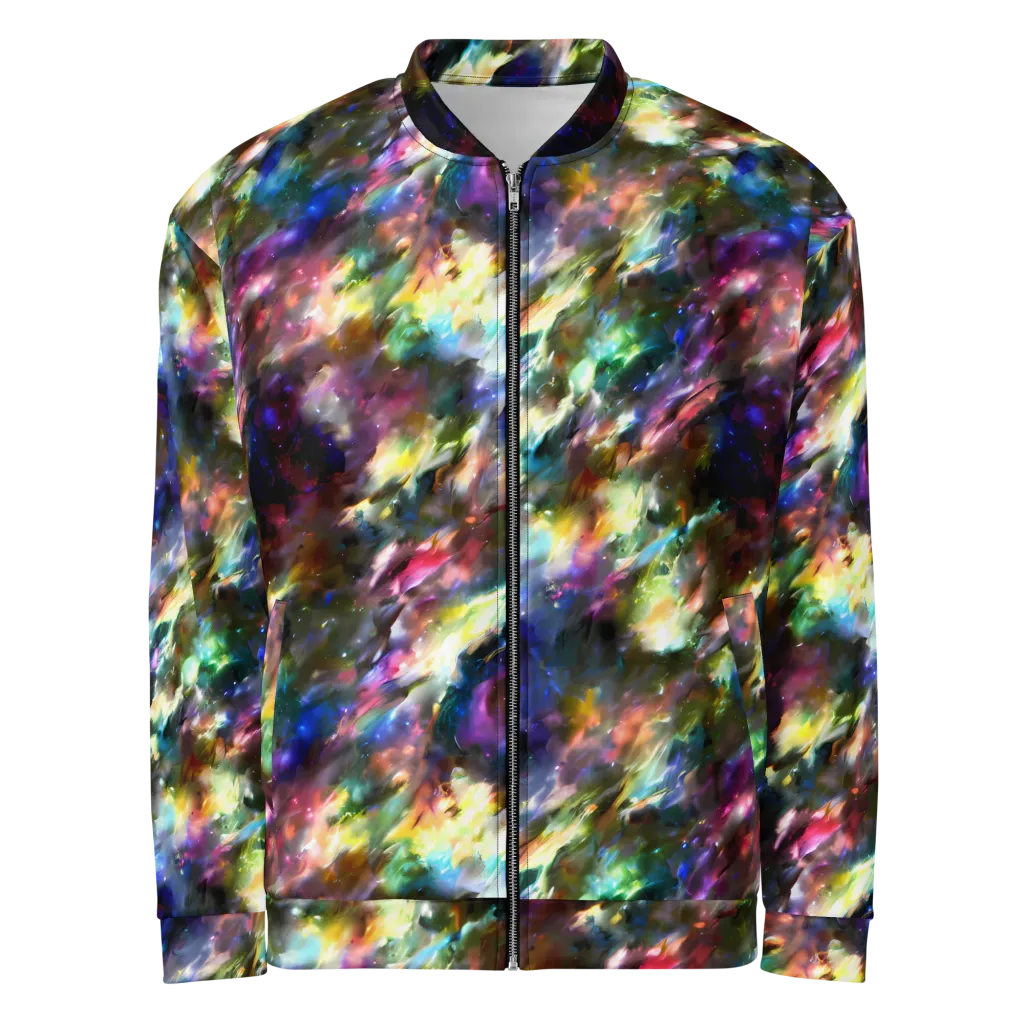 Emilia's Nebula on Bomber Jacket — Front