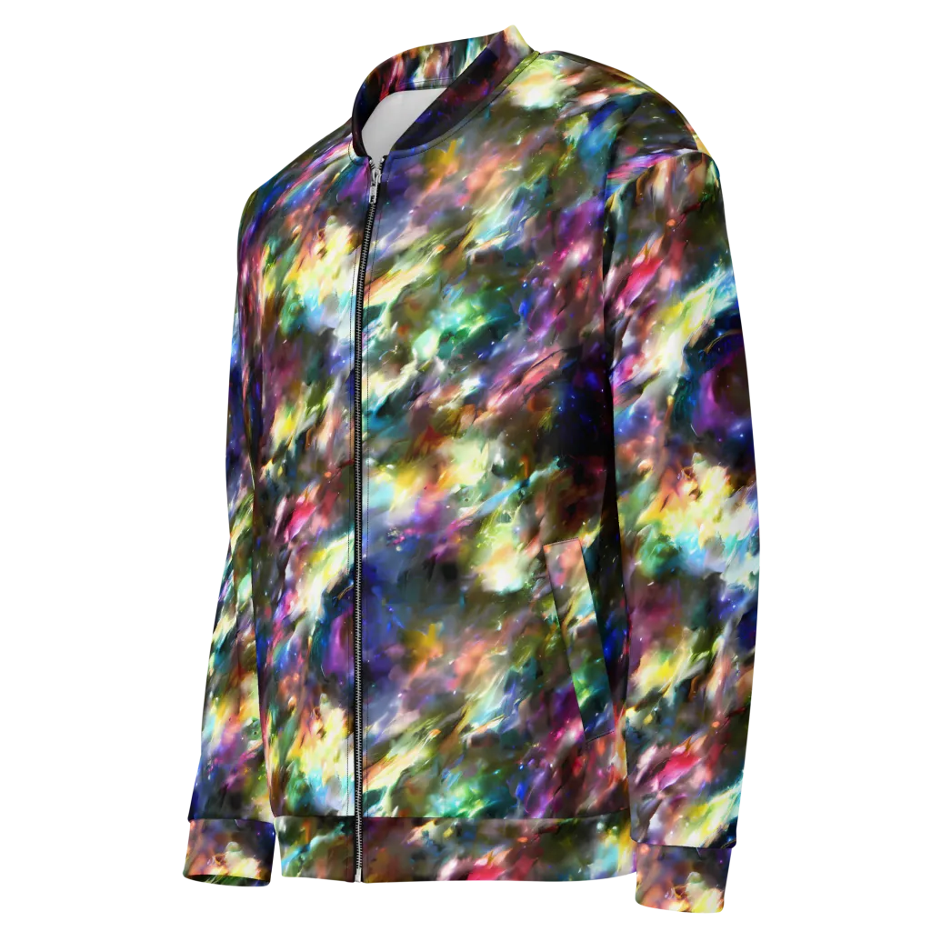 Emilia's Nebula on Bomber Jacket — Left Front