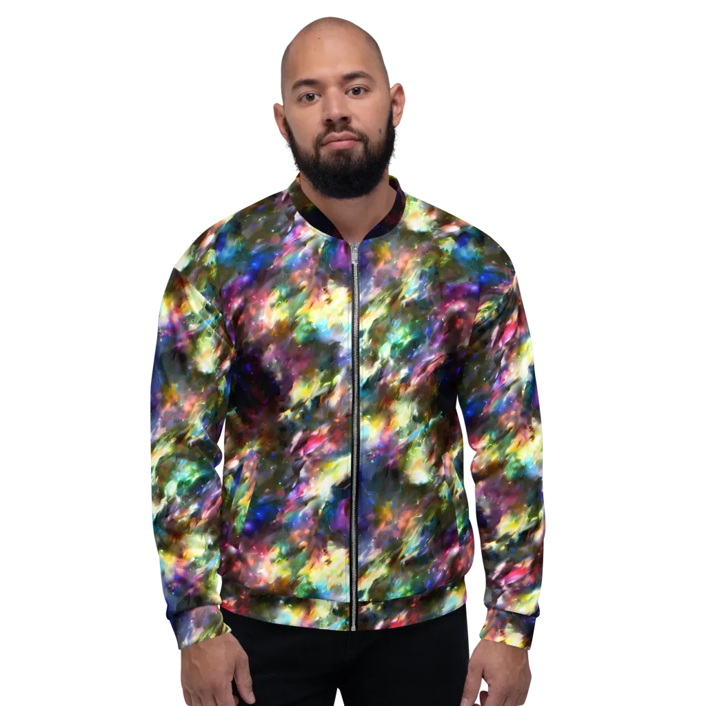 Emilia's Nebula on Bomber Jacket — Front