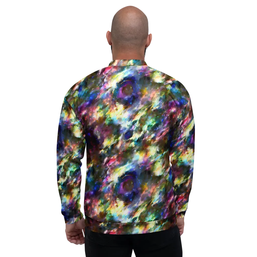 Emilia's Nebula on Bomber Jacket — Back
