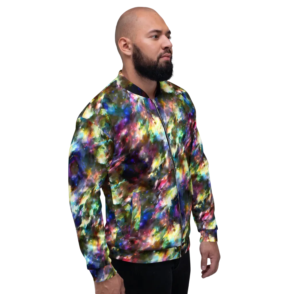 Emilia's Nebula on Bomber Jacket — Right