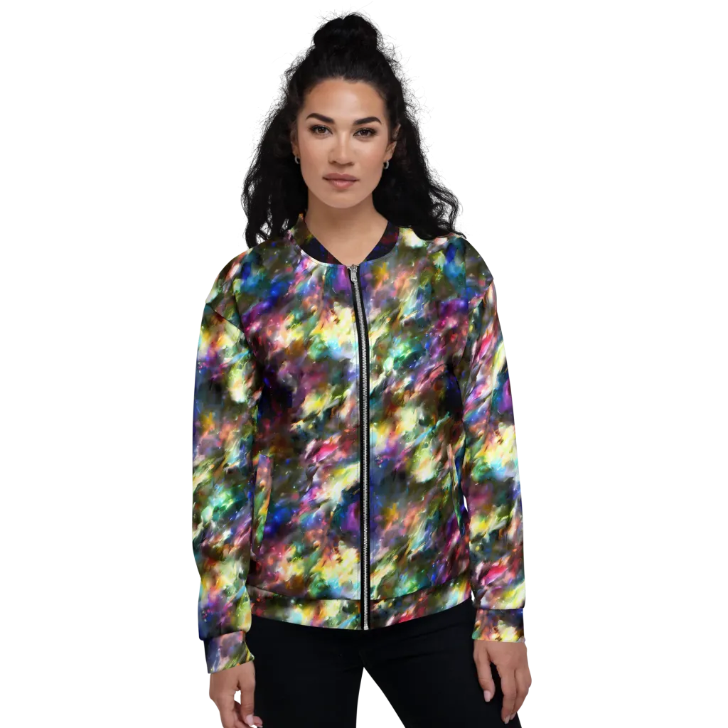 Emilia's Nebula on Bomber Jacket — Front