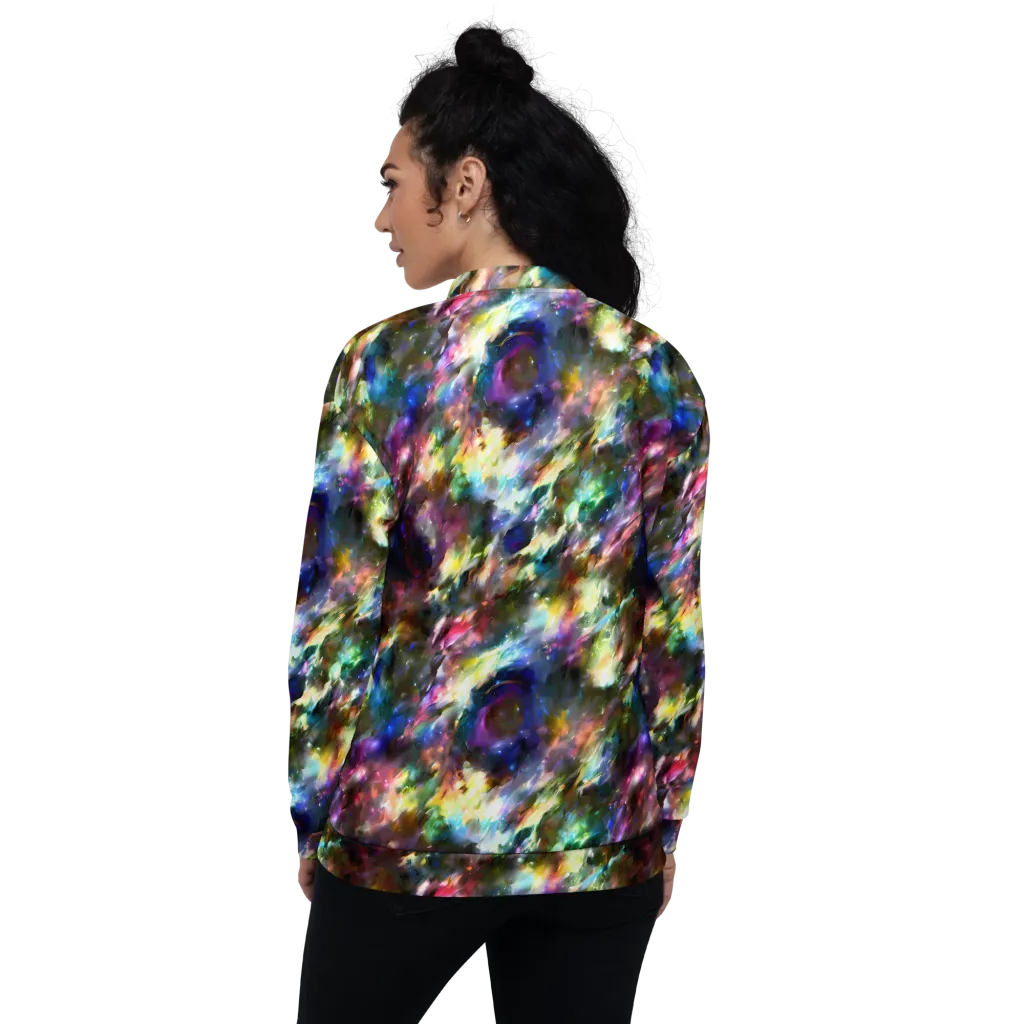 Emilia's Nebula on Bomber Jacket — Back