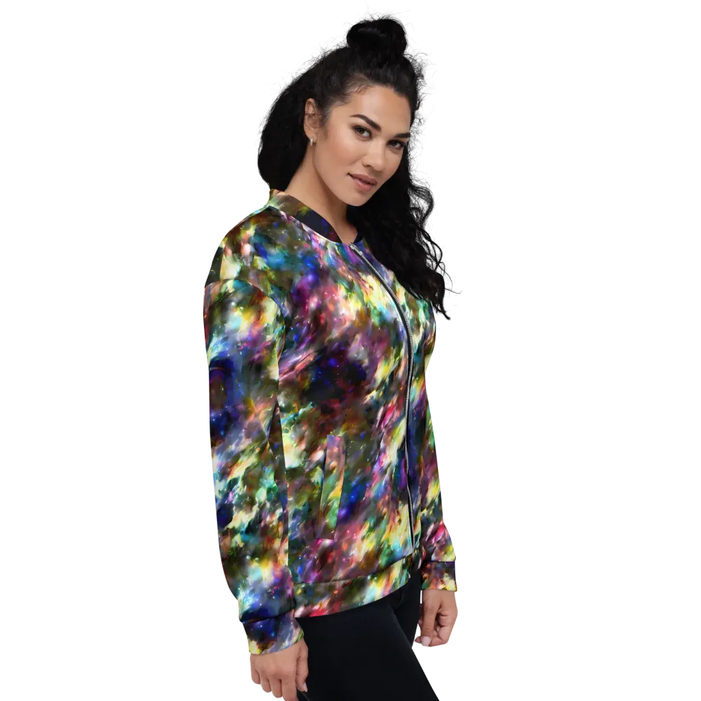 Emilia's Nebula on Bomber Jacket — Right