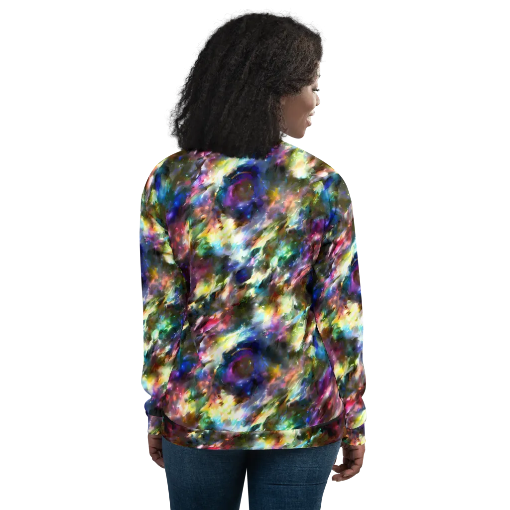 Emilia's Nebula on Bomber Jacket — Back