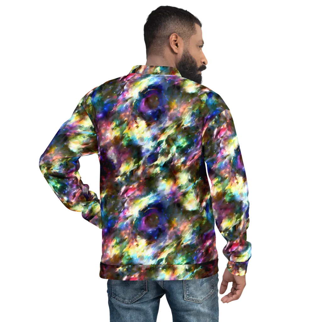Emilia's Nebula on Bomber Jacket — Back