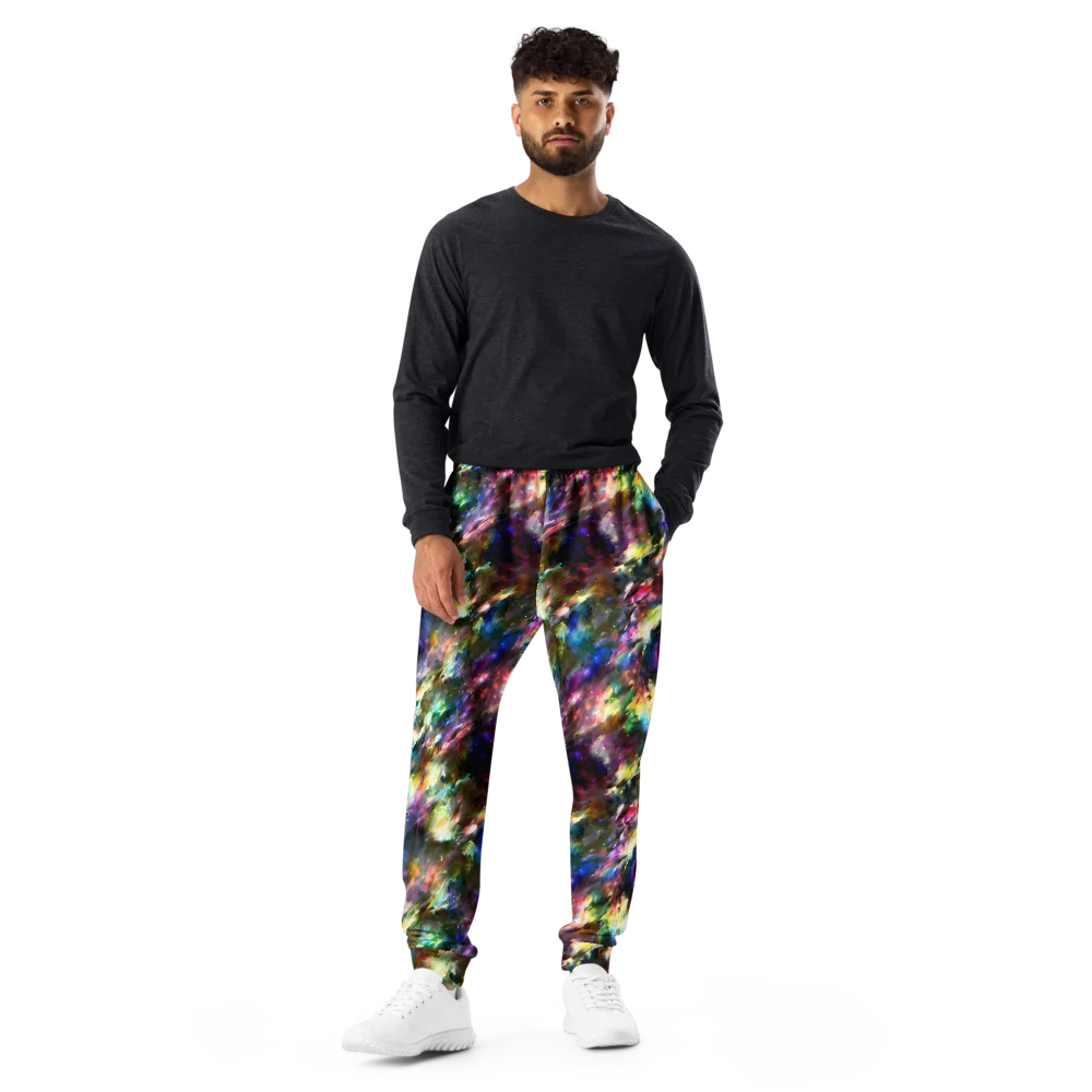 Emilia's Nebula on Men's Joggers — Front