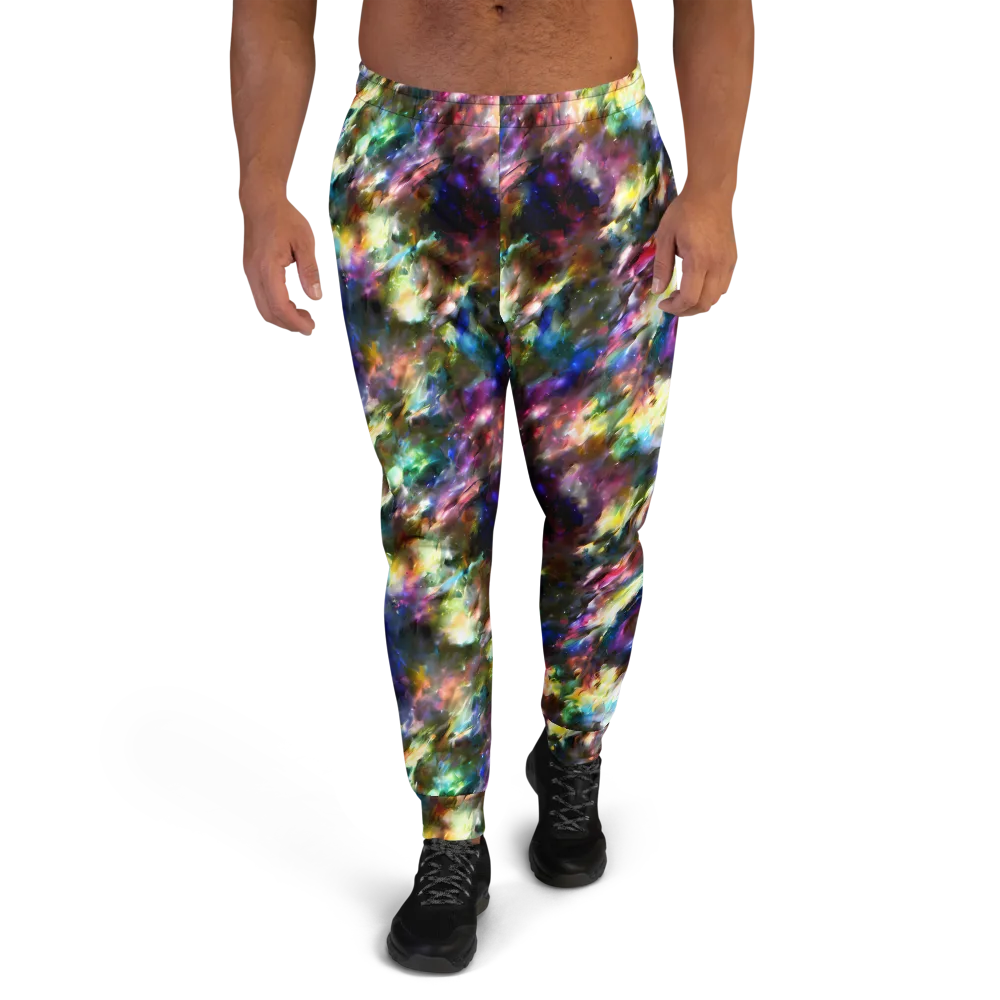 Emilia's Nebula on Men's Joggers — Front