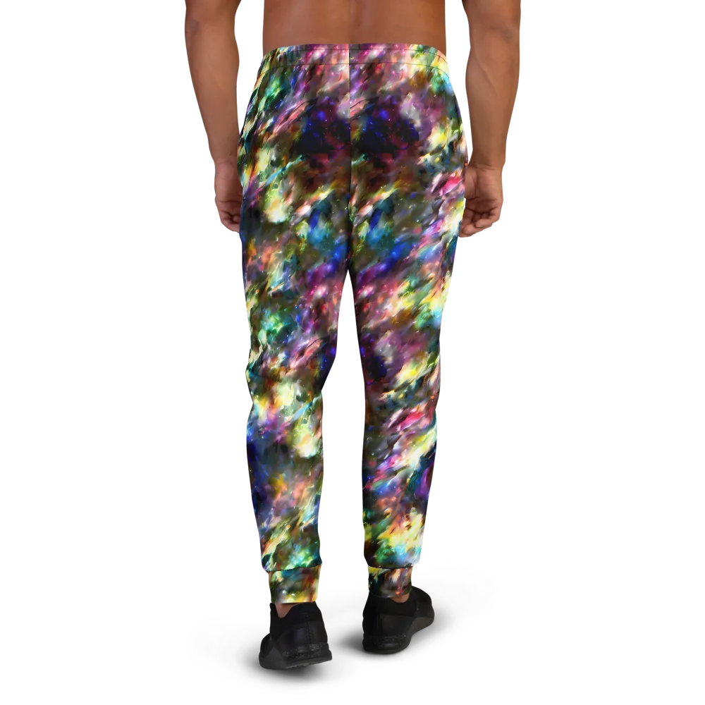Emilia's Nebula on Men's Joggers — Back
