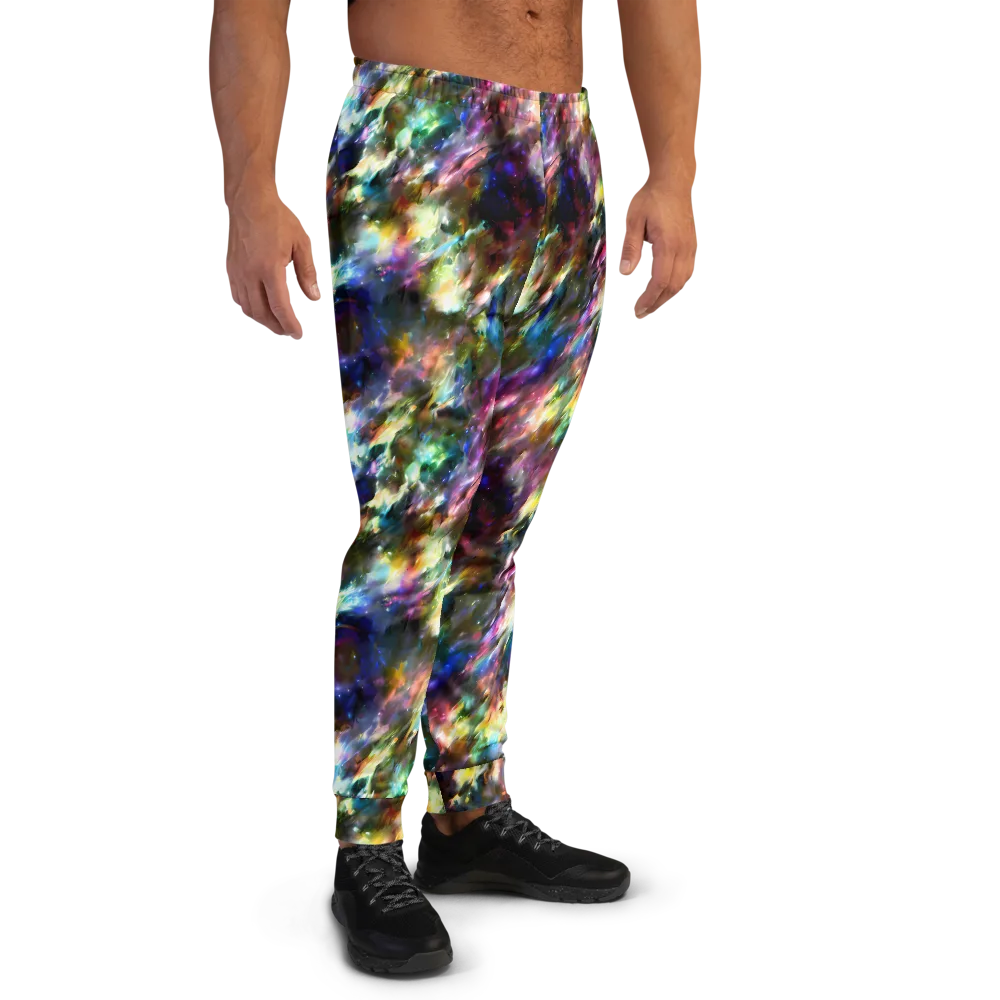 Emilia's Nebula on Men's Joggers — Right