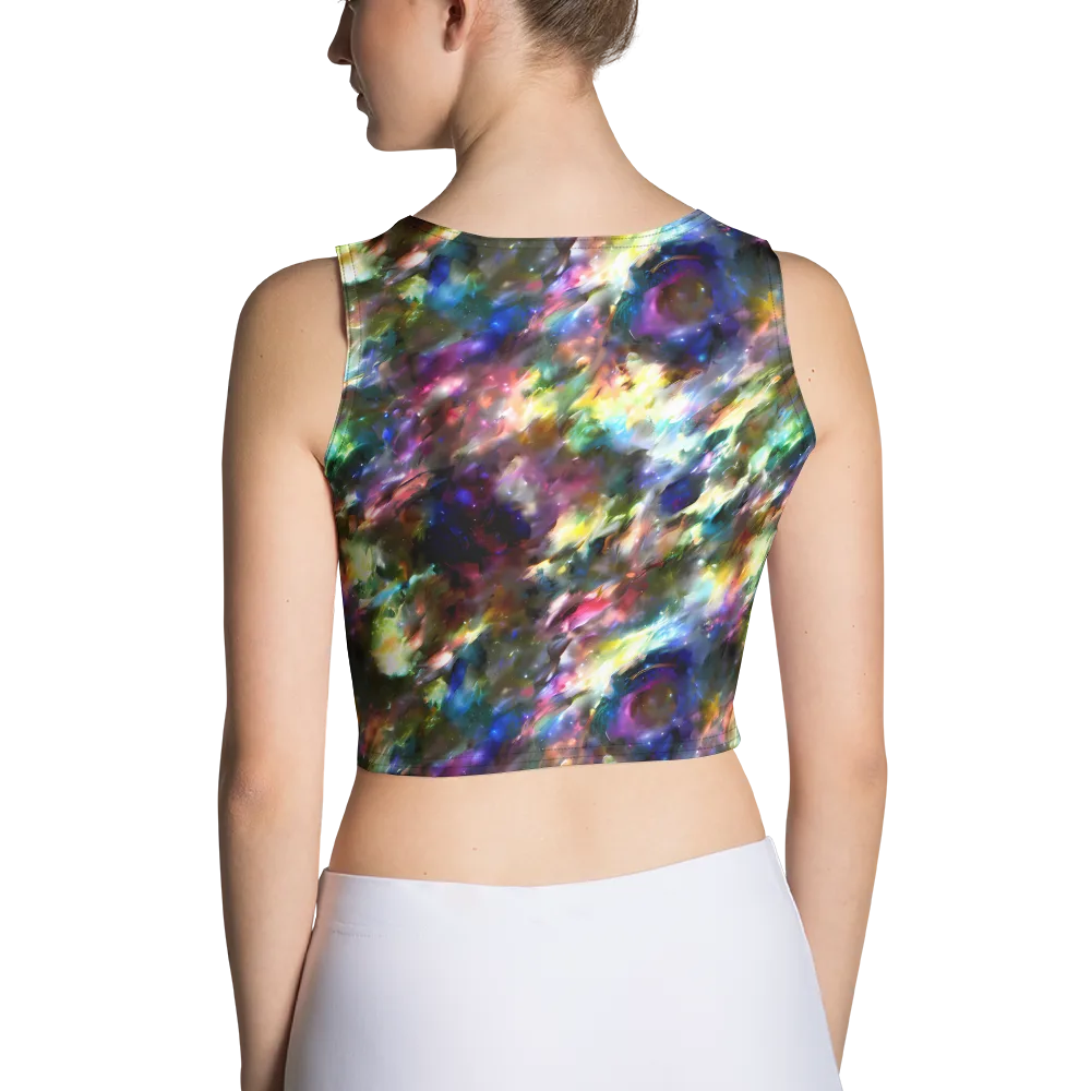 Emilia's Nebula on Crop Top — Back