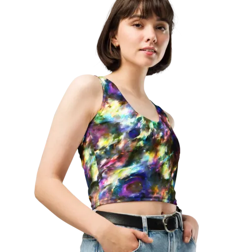 Emilia's Nebula on a Crop Top