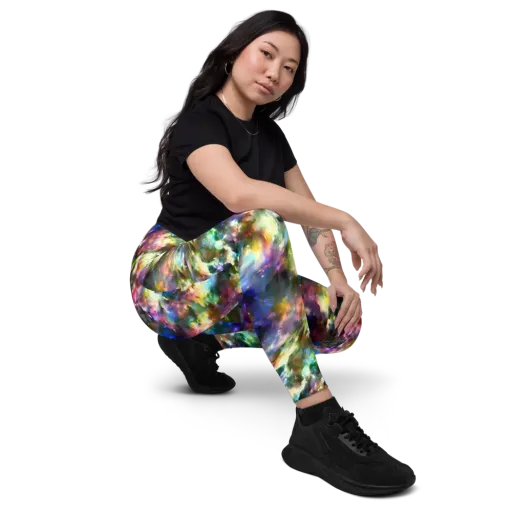 Emilia's Nebula on a Leggings with Pockets