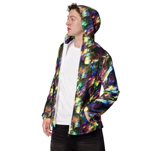 Emilia's Nebula on a Men's Windbreaker