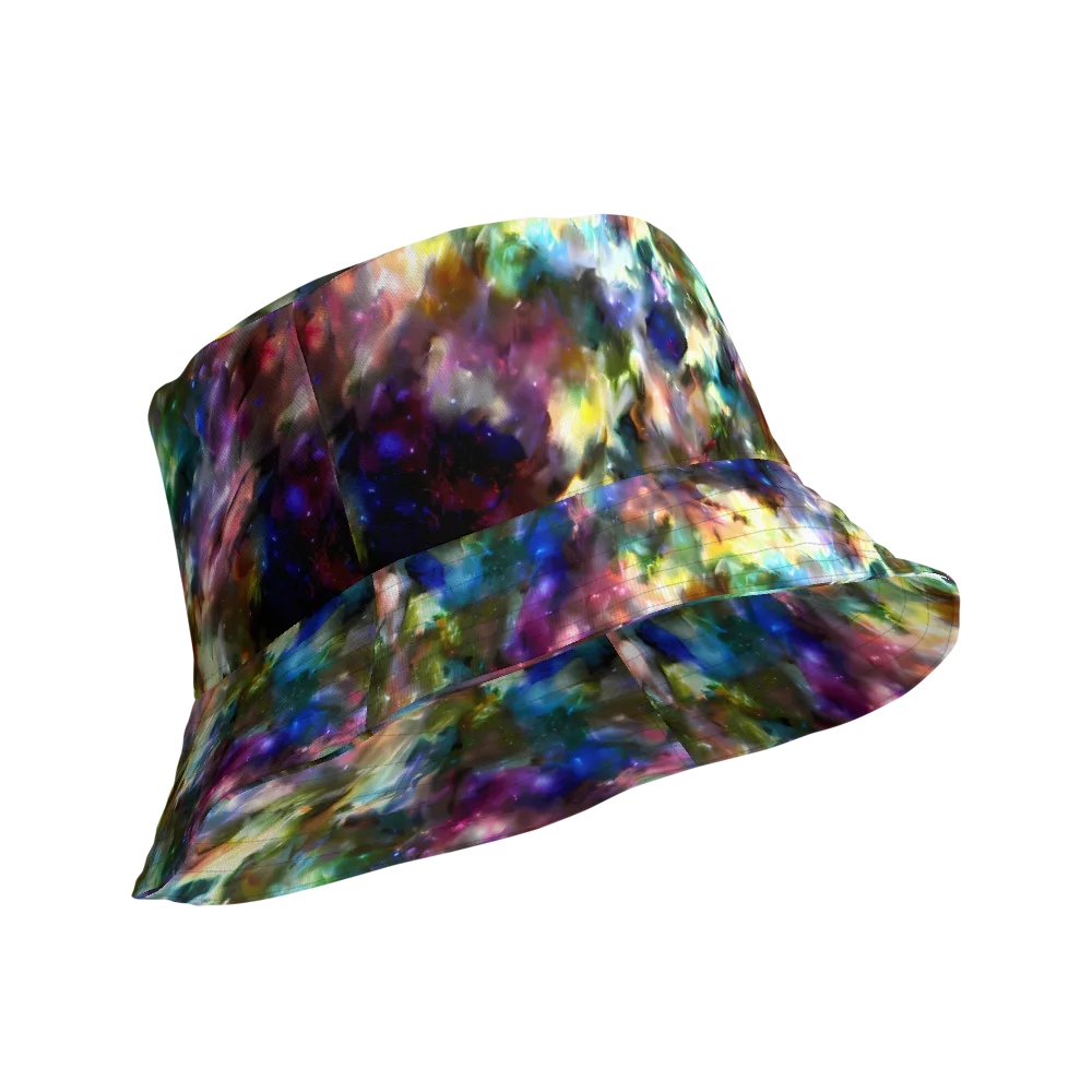 Emilia's Nebula on Reversible Bucket Hat — Product details Outside