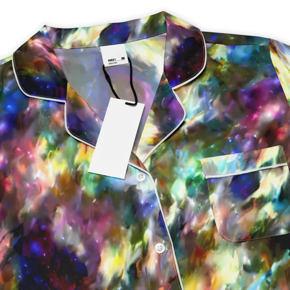 Emilia's Nebula on Women's Short Sleeve Pajama Top — Product details