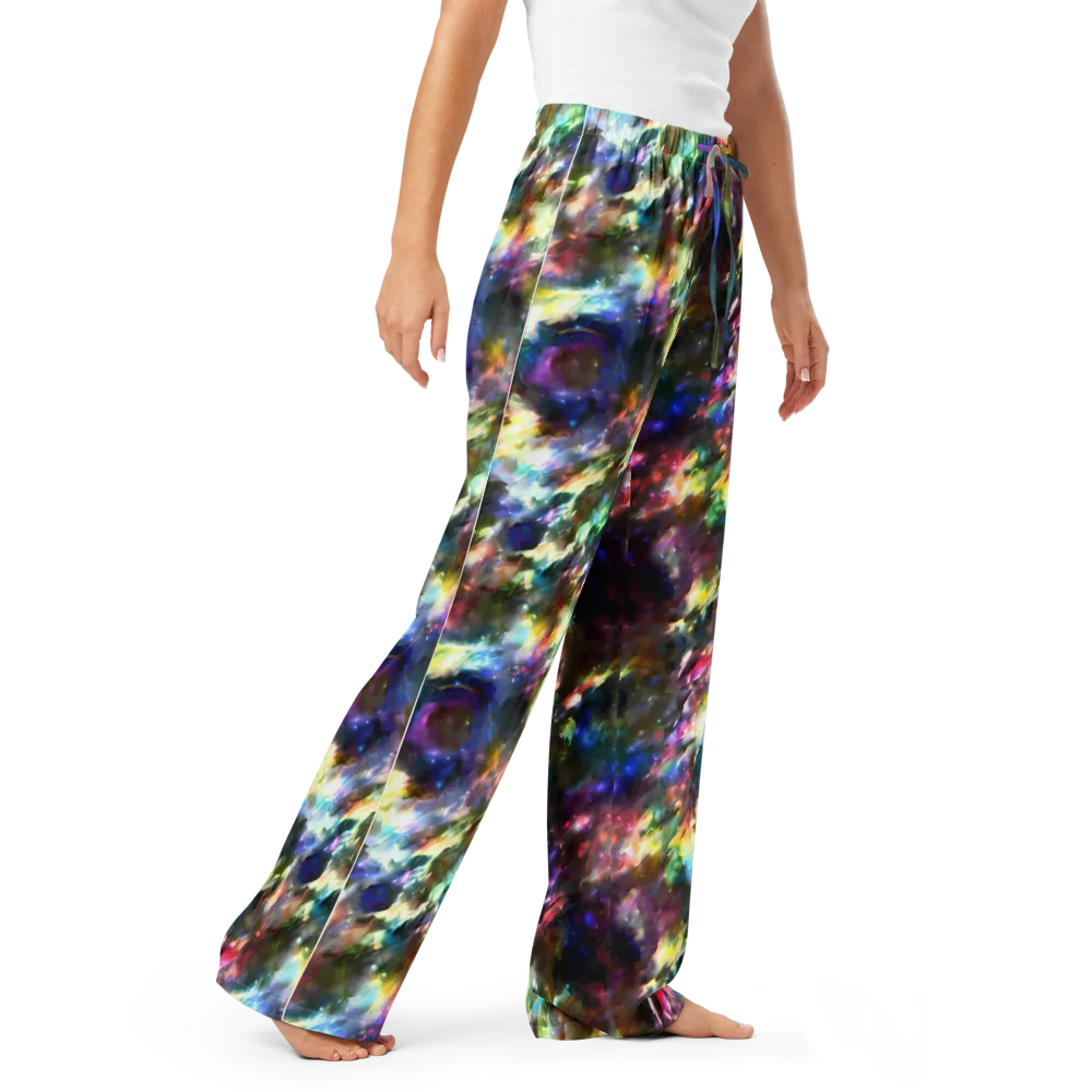 Emilia's Nebula on Women's Pajama Pants — Right Front