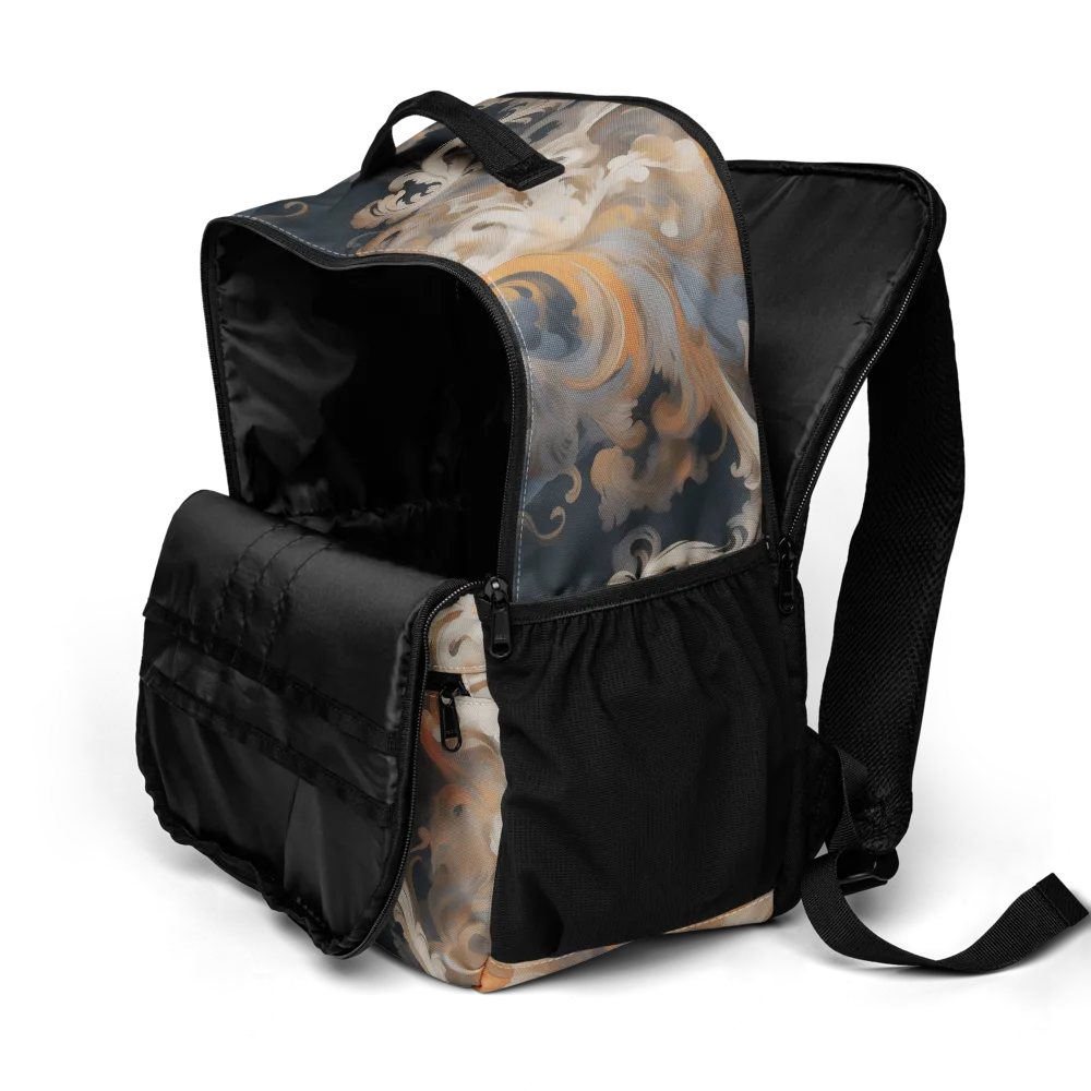 Baroque Drift on Utility Backpack — Product details 2