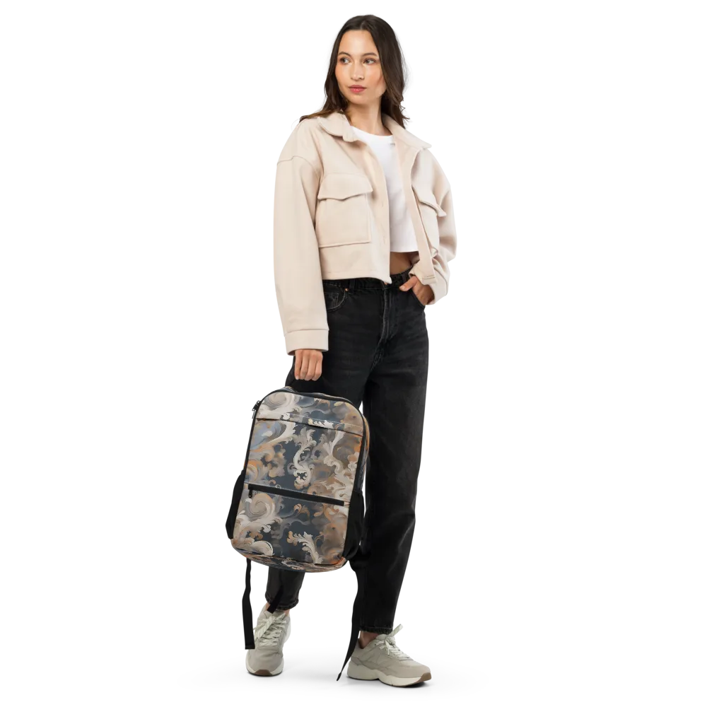 Baroque Drift on Utility Backpack — Front
